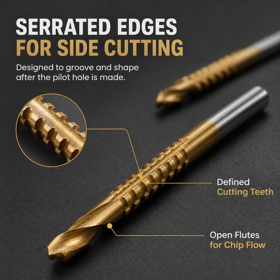 12-Piece 3–8 mm Titanium HSS Drill Bit Set