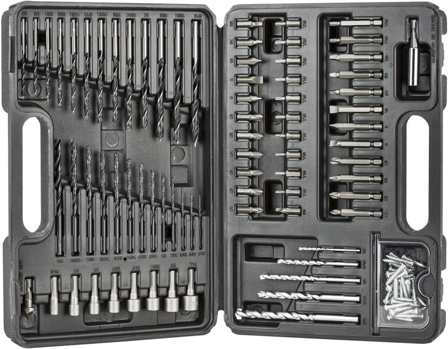 109-Piece Drill and Screwdriver Bit Set
