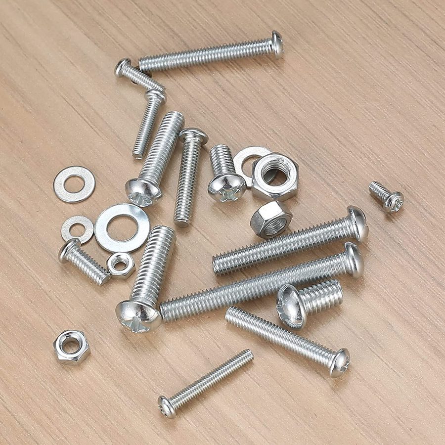 1080-Piece Metric Screw, Bolt and Nut Kit